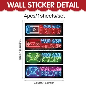 Game Sticker Room Stickers Home Decoration Background