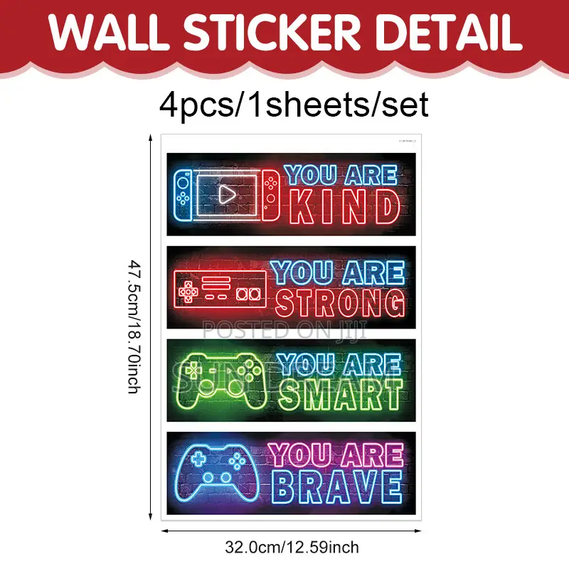 Game Sticker Room Stickers Home Decoration Background