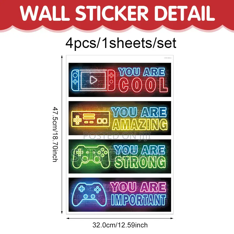 Game Sticker Room Stickers Home Decoration Background