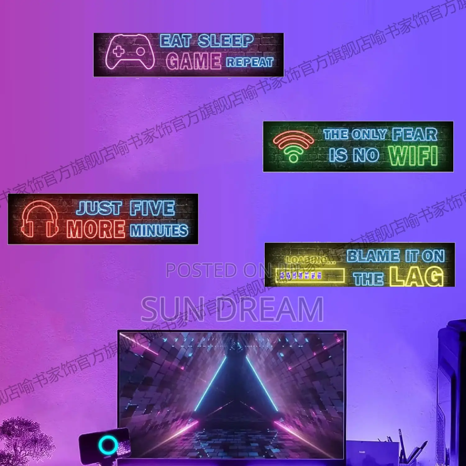 Game Sticker Room Stickers Home Decoration Background