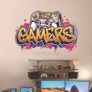 Wall Sticker Game Stickers Room Decoration Boy Things