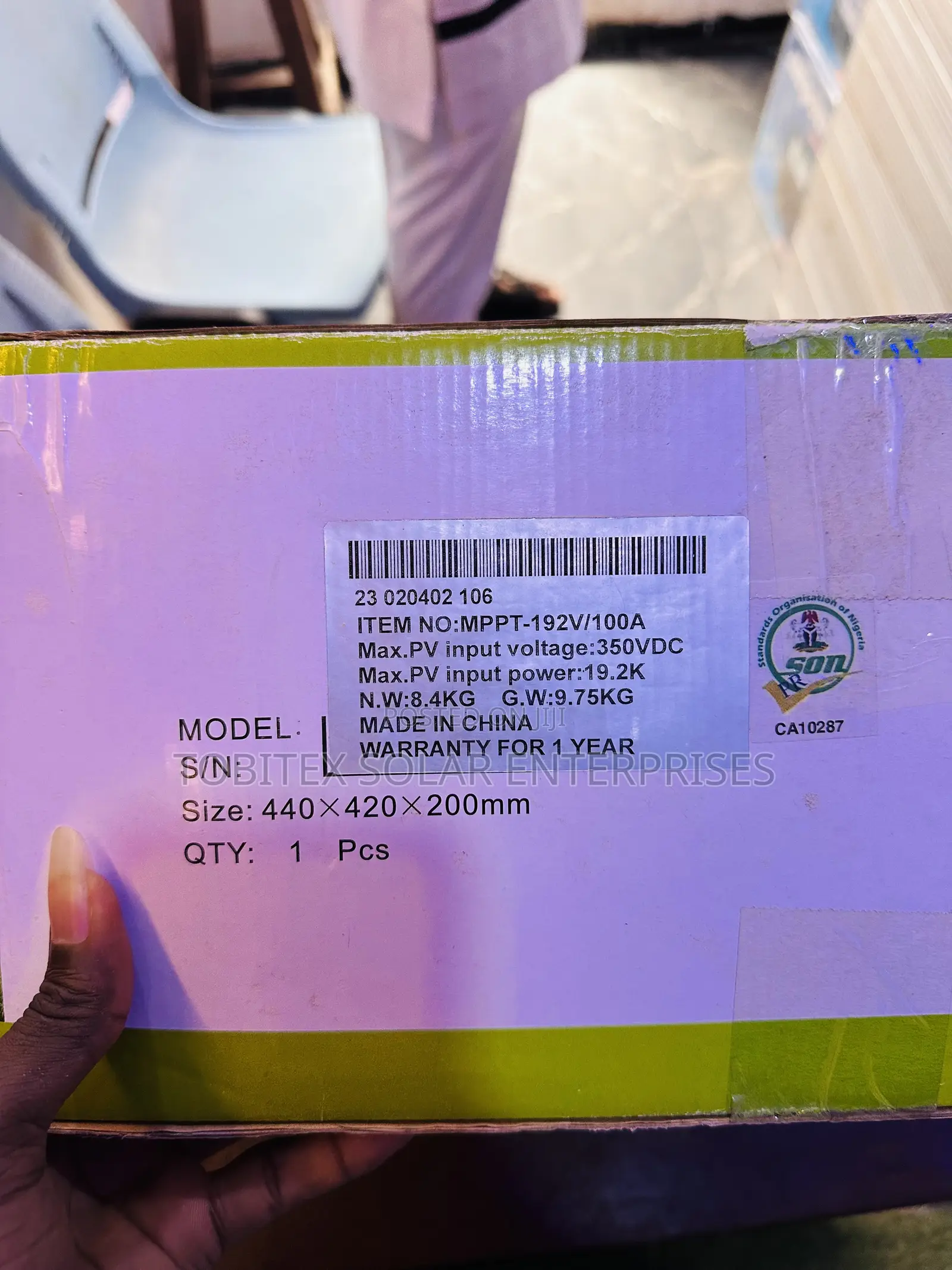 100a/192v Yohako Solar Charge Controller