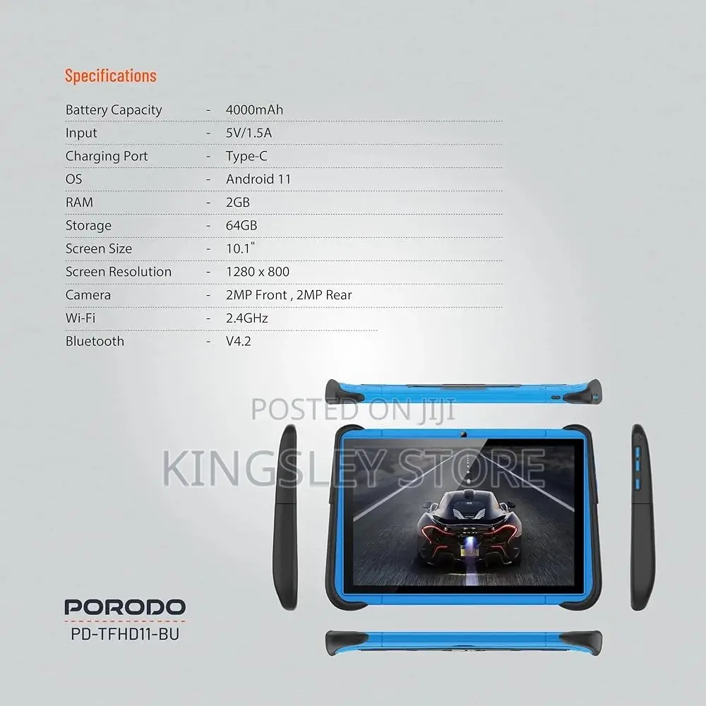 New Tablet 64 GB Blue