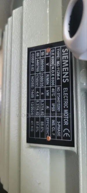 5hp Siemens Gear Motor