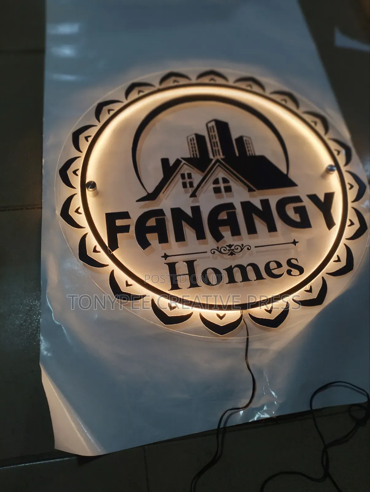 3d Logo Sign Plus Light