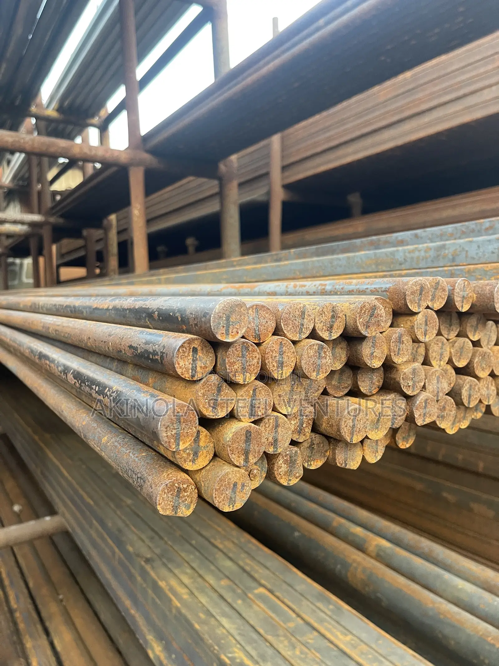 25mm X 6mtrs Mild Steel Rod