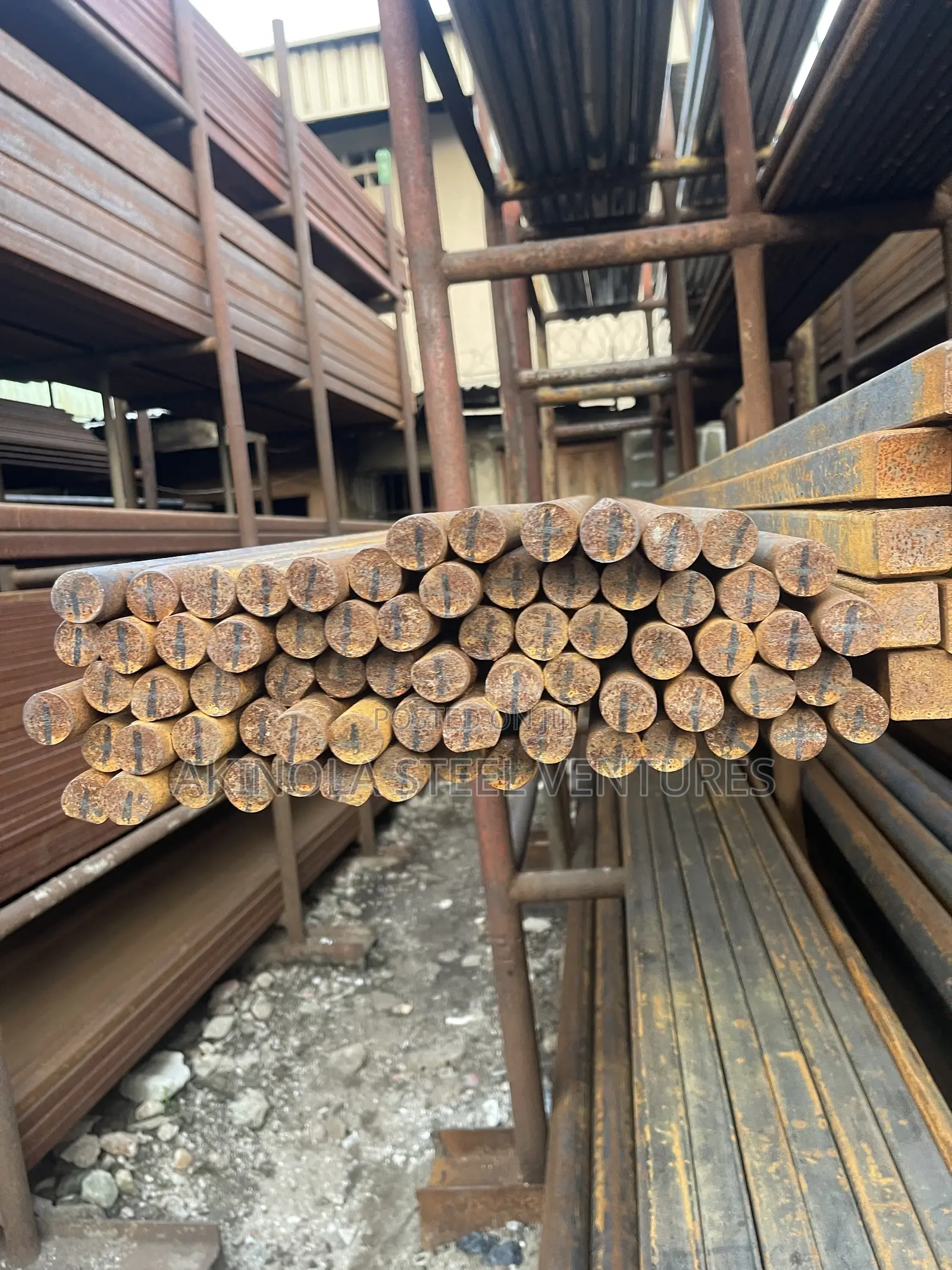 25mm X 6mtrs Mild Steel Rod