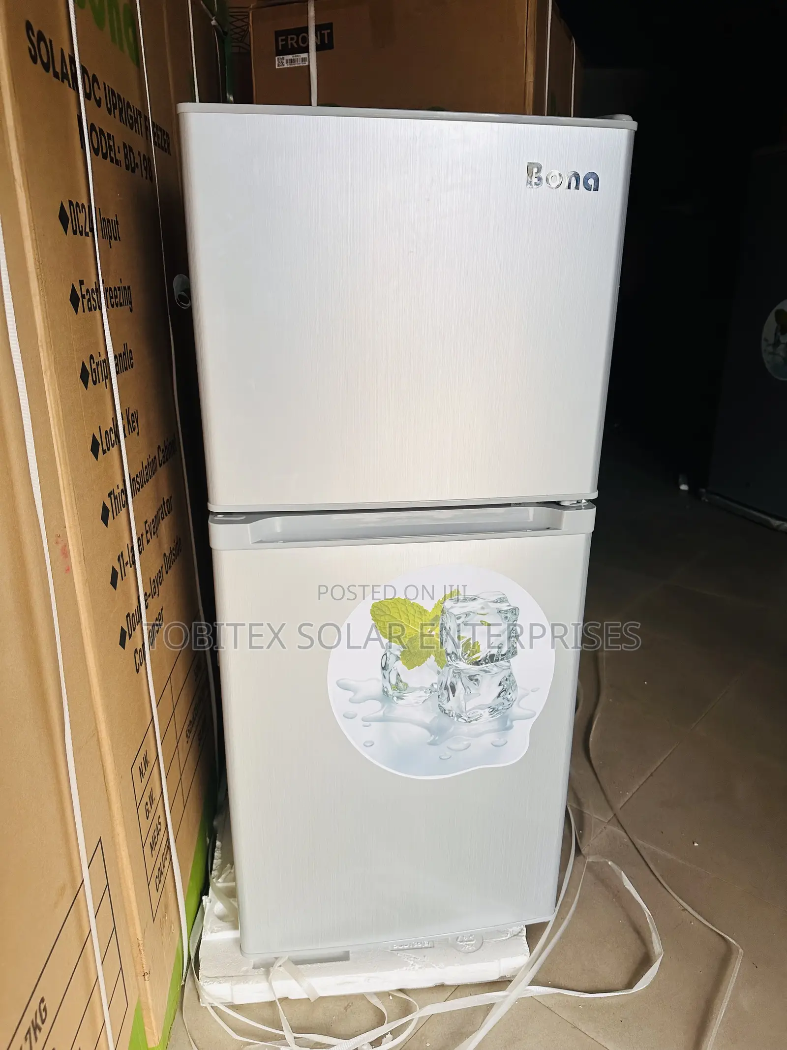198l Bona Solar Standing Fridge