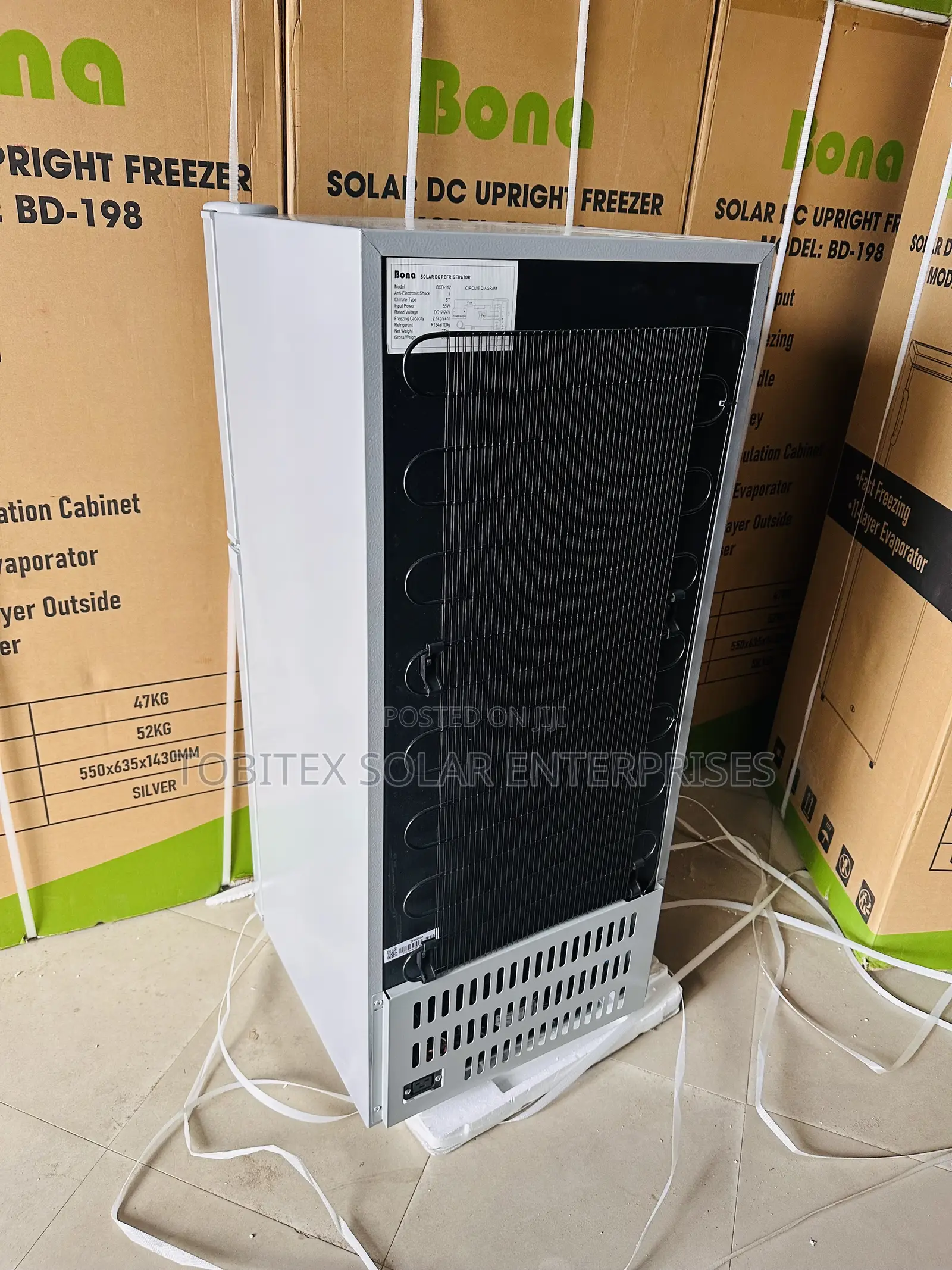 198l Bona Solar Standing Fridge