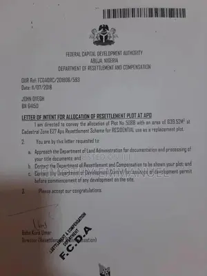 600 Square Meters Fcda Allocation