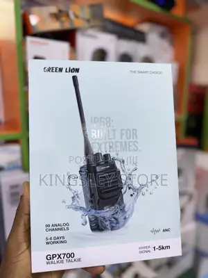 Green Lion Gpx700 Walkie Talkie - Black