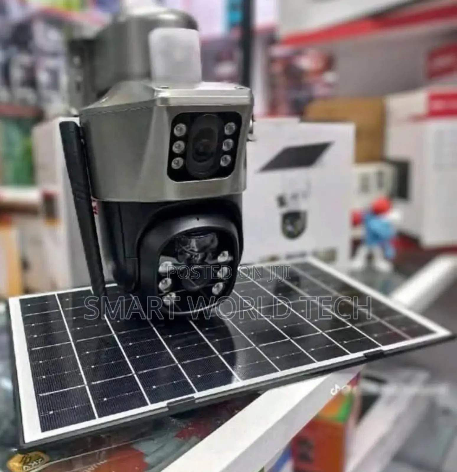PTZ Dual Solar Camera Sim Enable