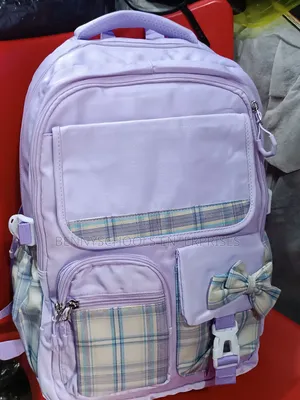 Purple Quality Stock Children Girls School Bag