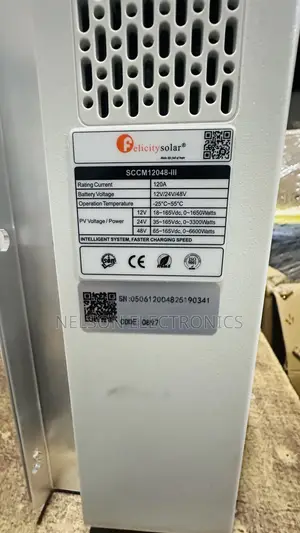 Felicity 120a MPPT Charge Controller 12/24/48volt