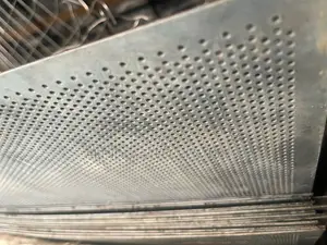 Galvanize Perforated Plate 3mm Thick 3mm Hole
