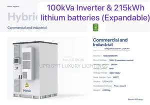 100kva Inverter With 215kwh Lithium Battery (All in One)