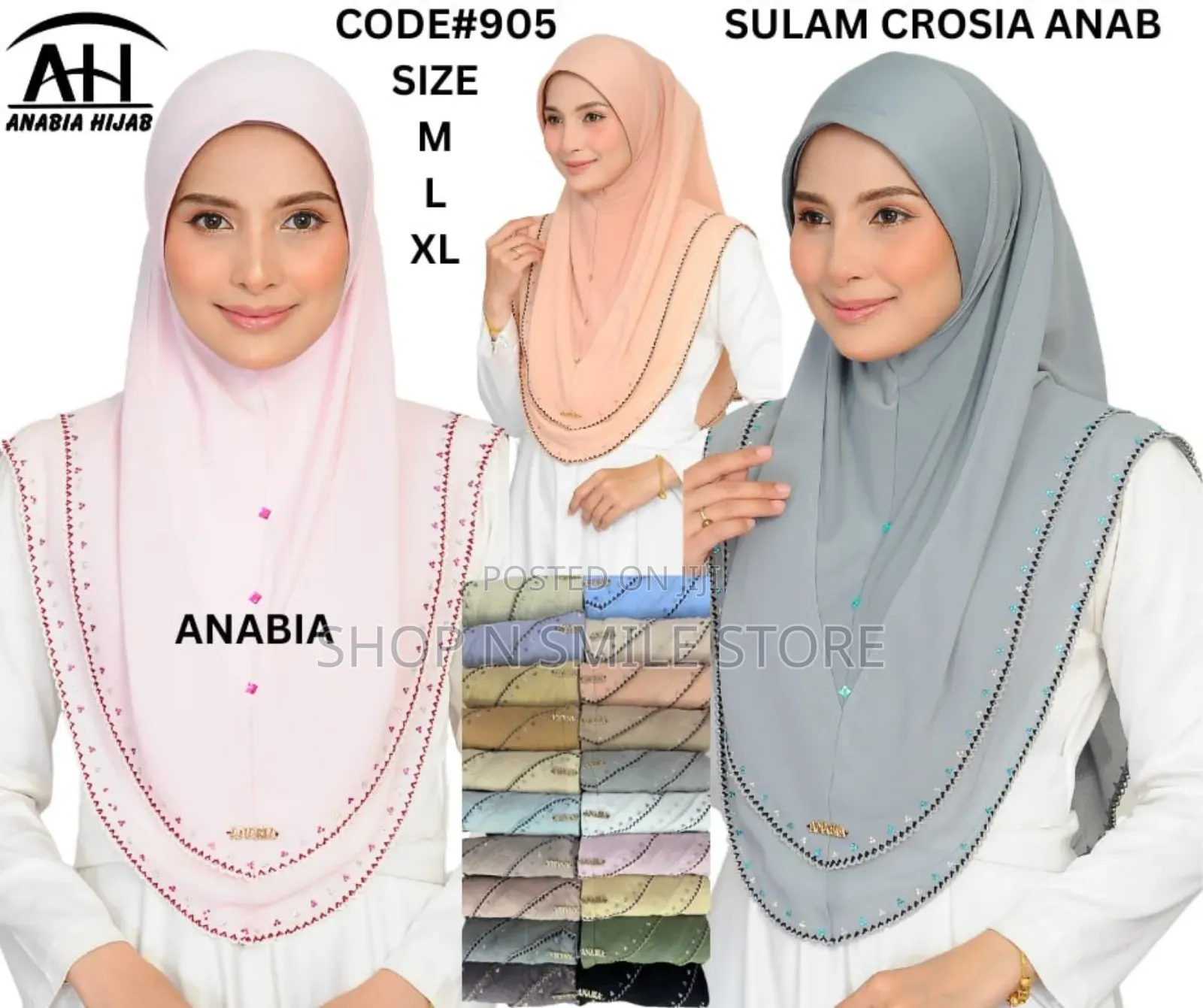 Anabia Chiffon Hijabs