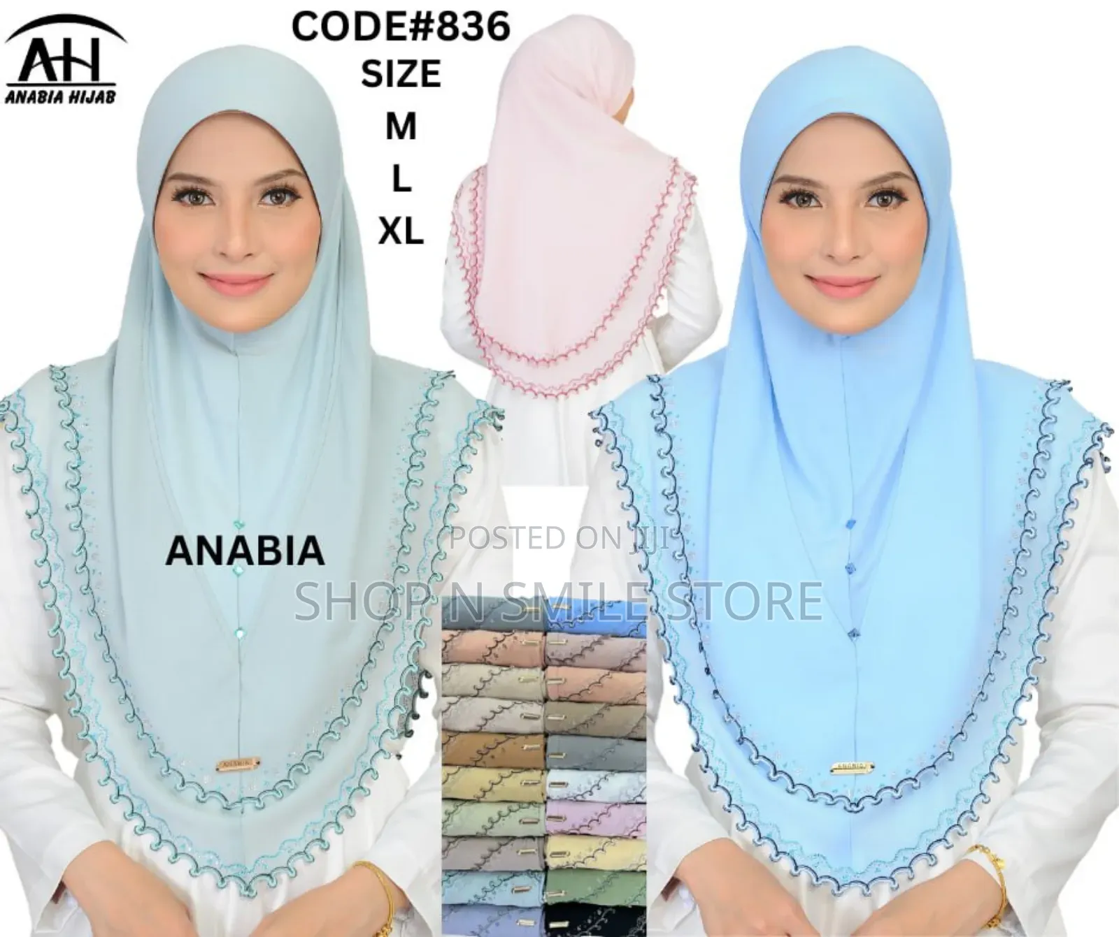 Anabia Chiffon Hijabs