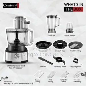 Century Stainless Multifunctional Food Processor,Blender,Yam Pounder