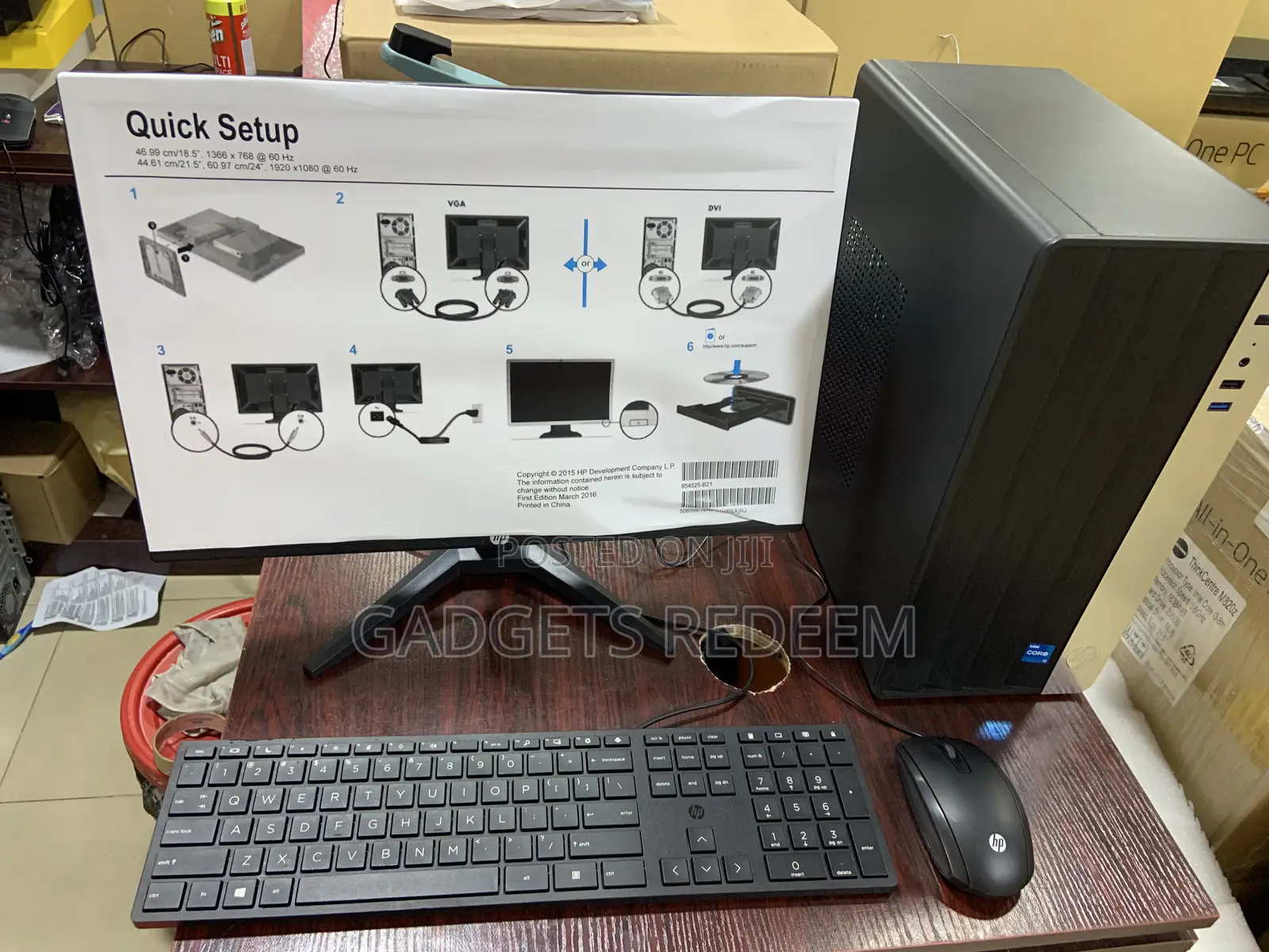New Desktop Computer HP 8GB Intel Core I5 HDD 1T