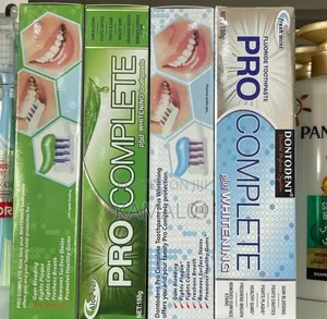 Dontodent Pro Complete Plus Whitening Fluoride Toothpaste.