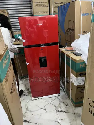 Hisense 204l Double Door Fridge + Water Dispenser