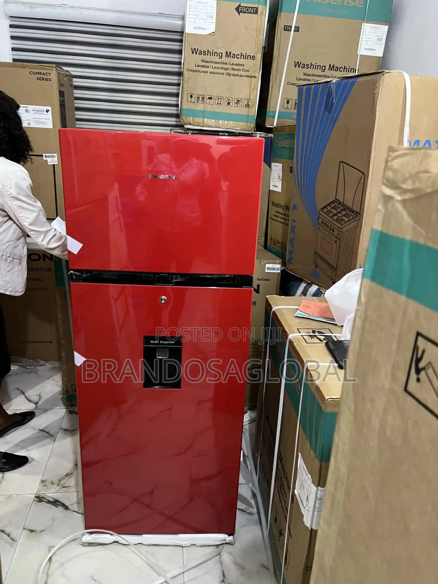 Hisense 204l Fridge – Double Door Unit With Drink Dispenser