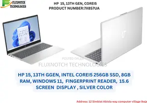 New Laptop HP 15 8GB Intel Core i5 SSD 256GB