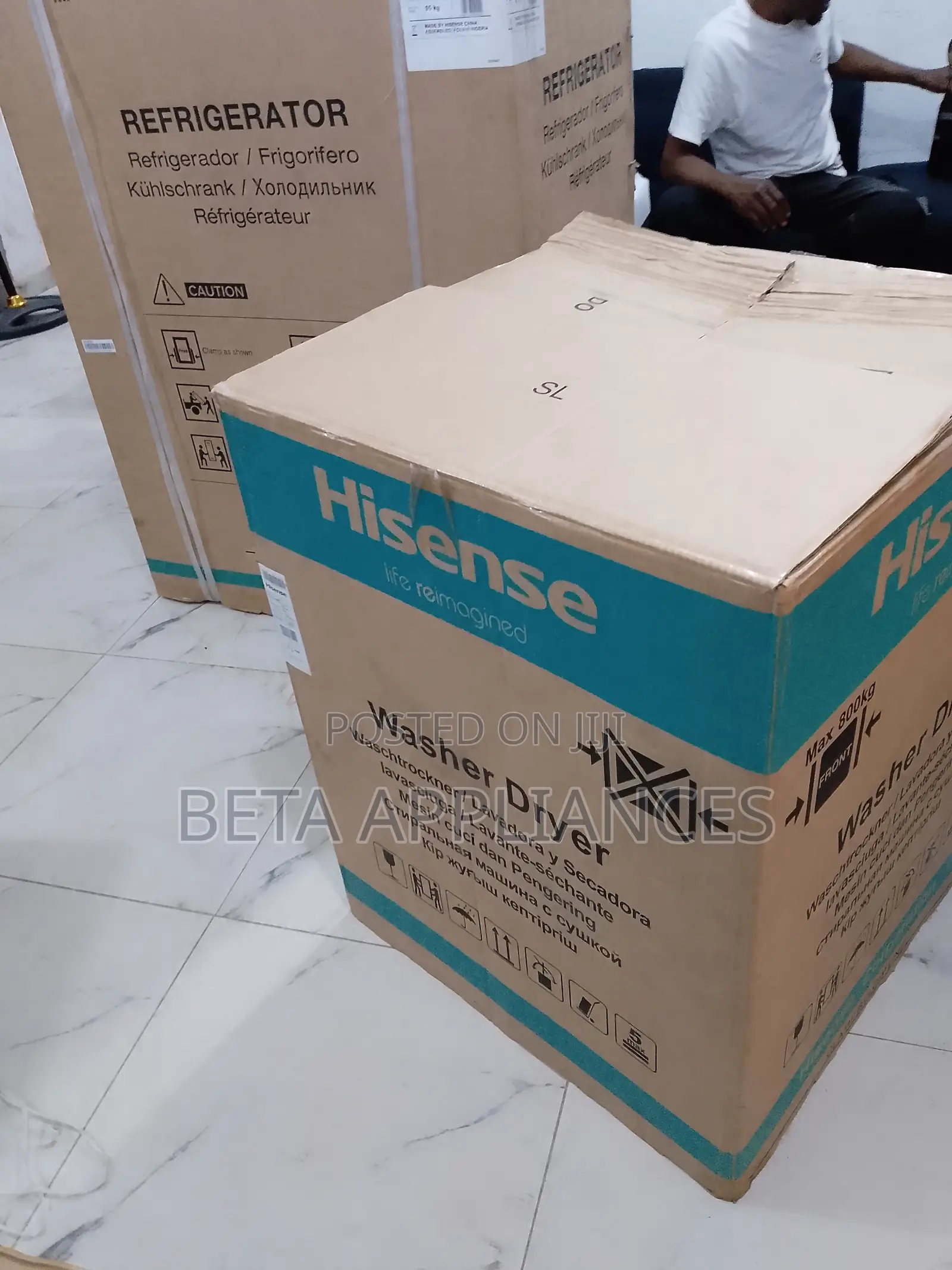 Hisense 10.5kg Sleek Design Washer Dryer