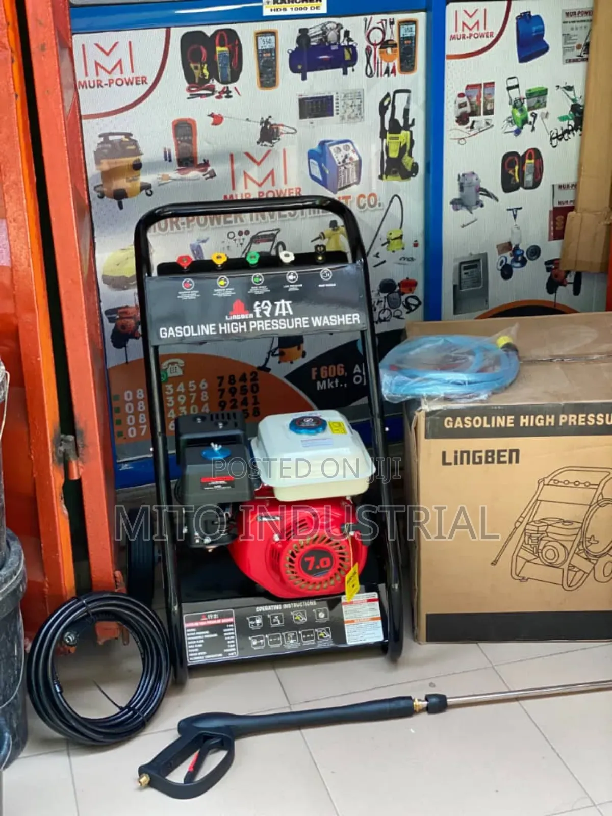 Gasoline Car Wash Machine