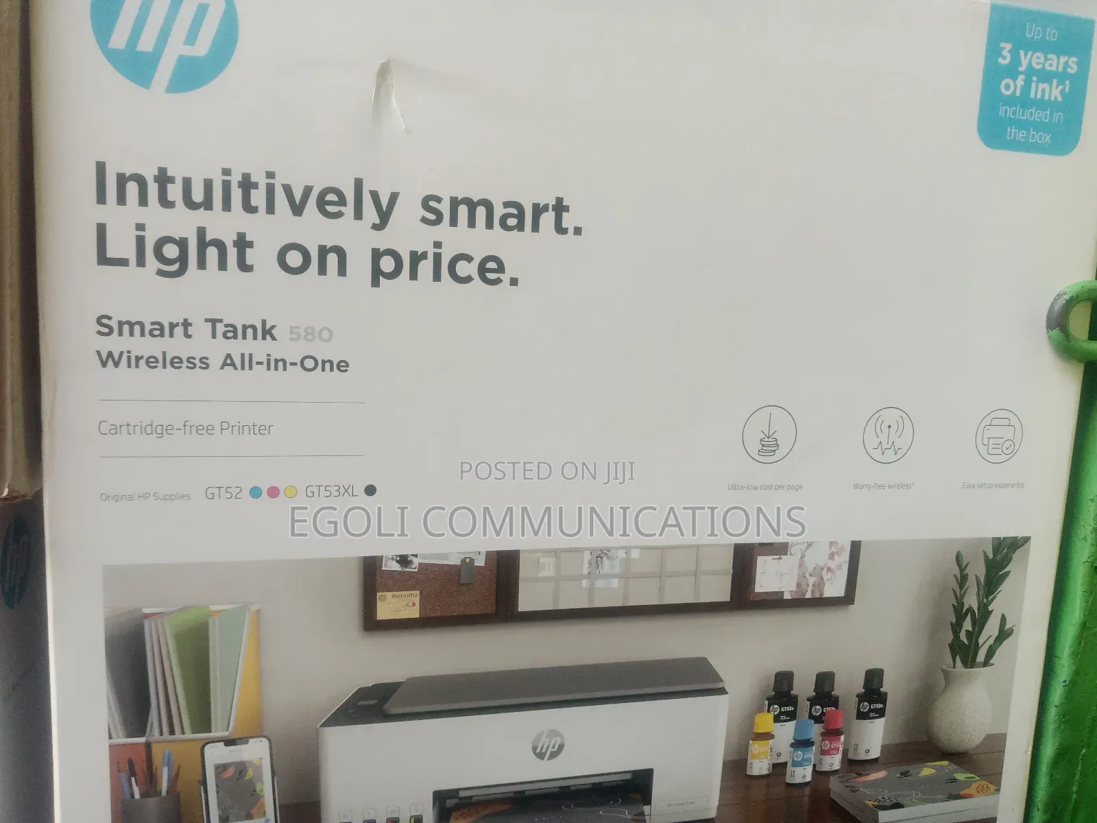 Hp Printer Smart Tank 580