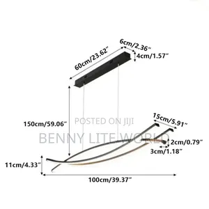 Black Led Dinning/ Kitchen Dropping Light
