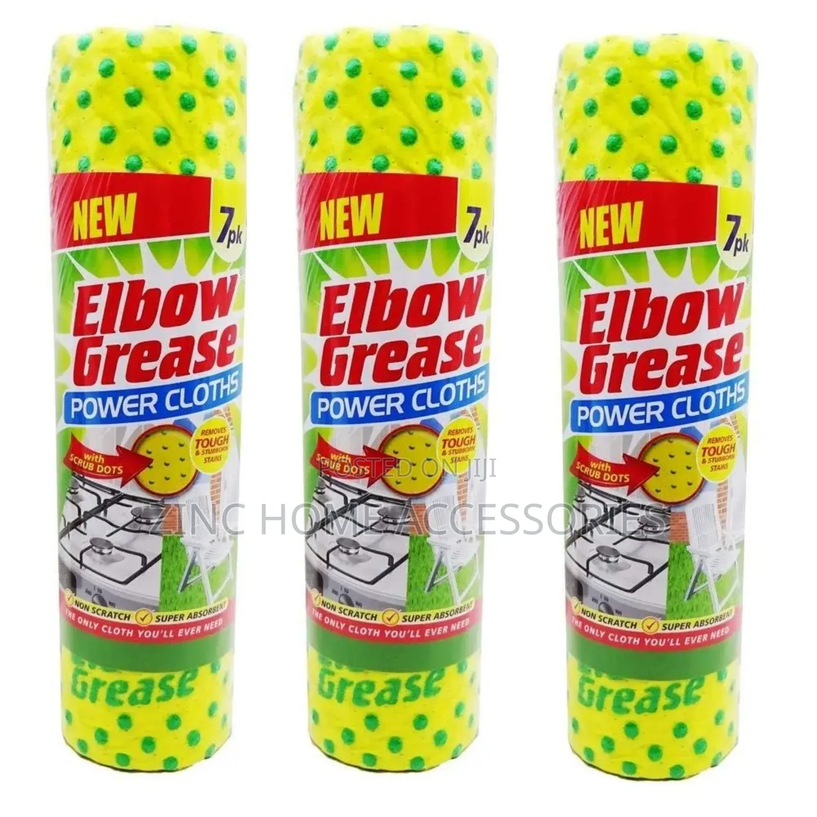 7pk Elbow Grease Power Cloth