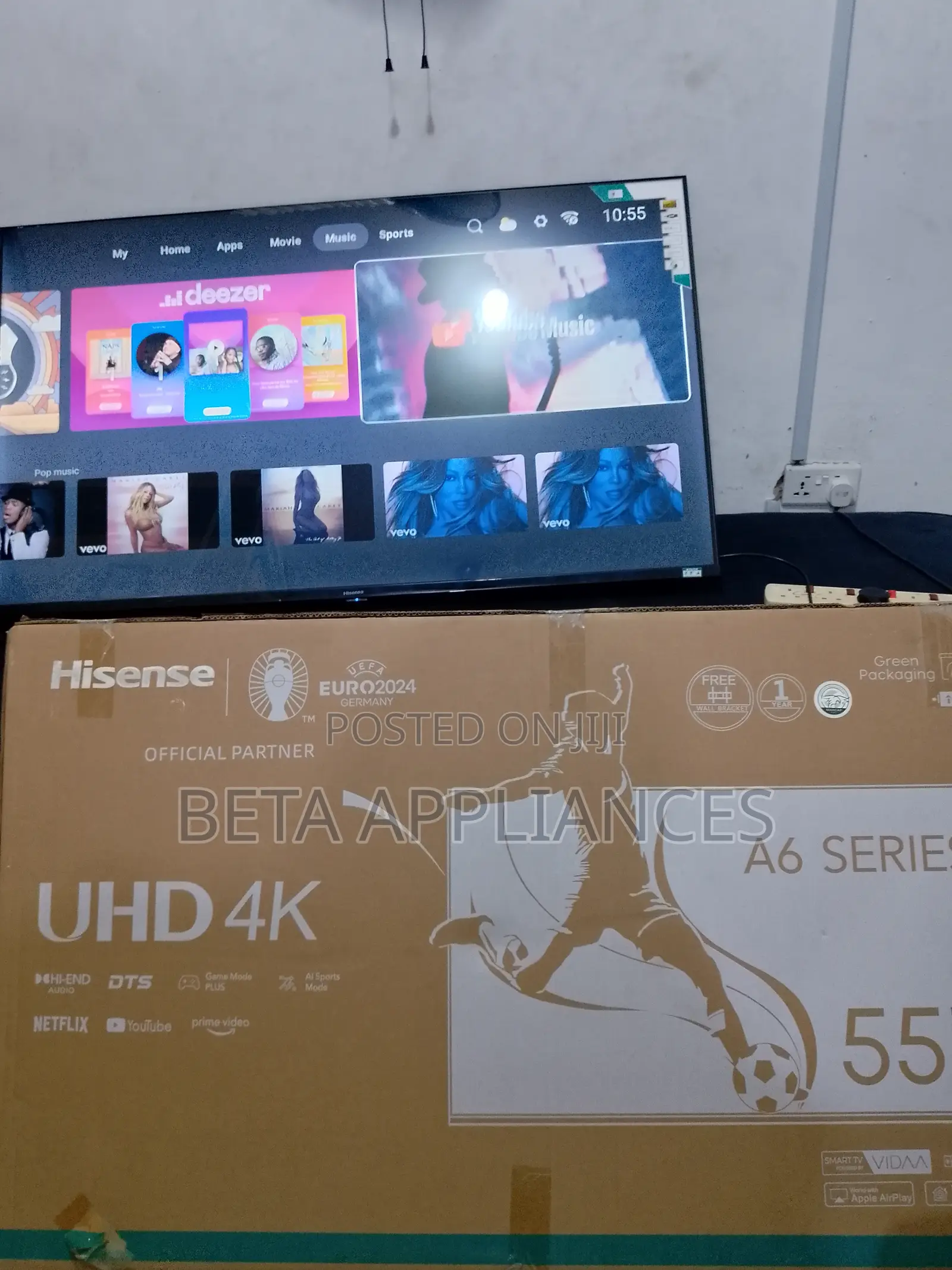 Hisense 55” A.K Android Smart Television
