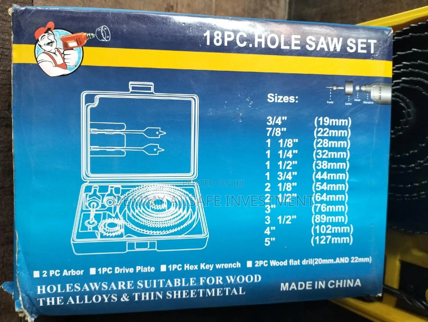 18pcs Hole Saw Set