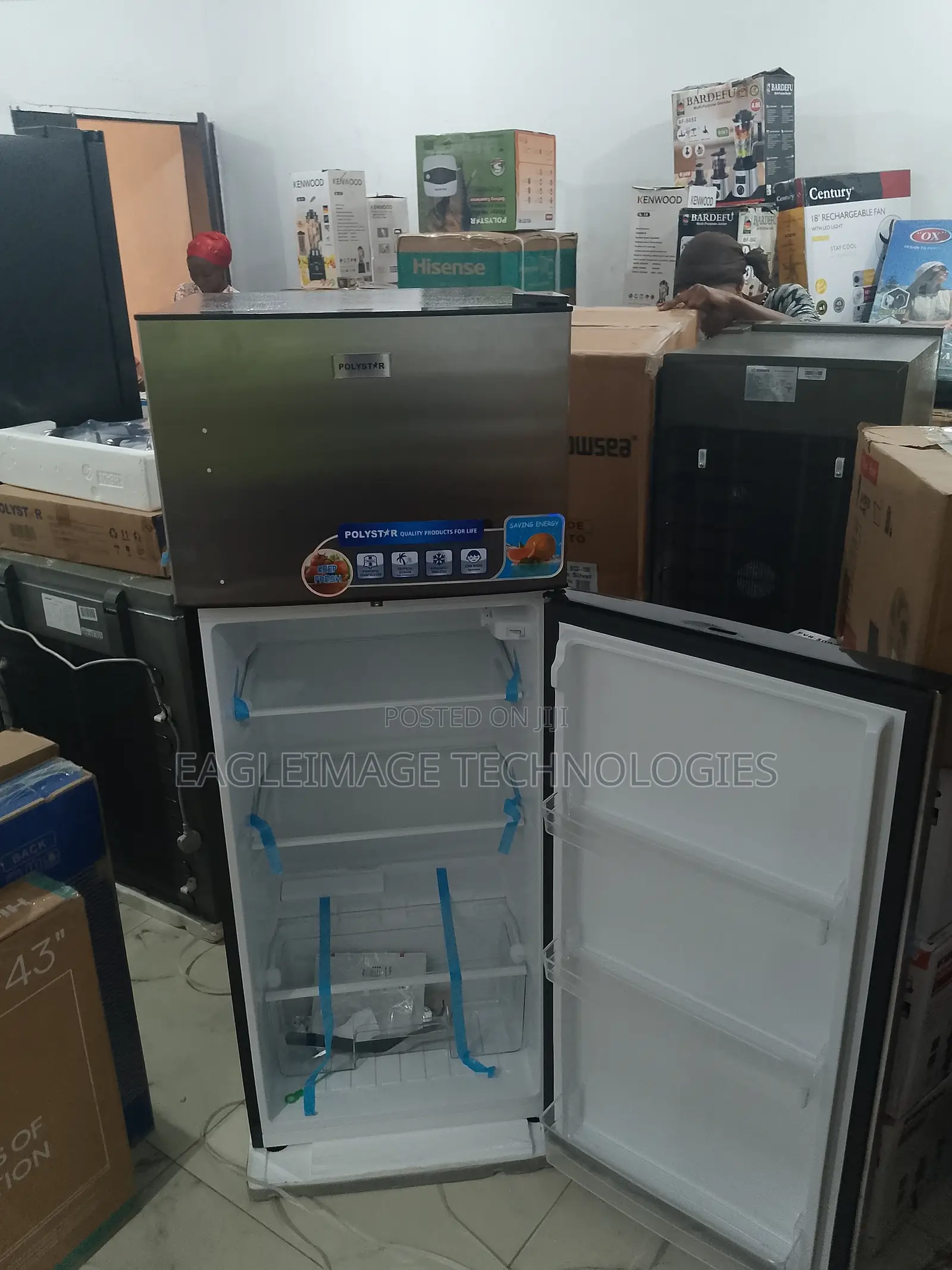 Polystar 225l Double Door Fridge – Style Meets Performance