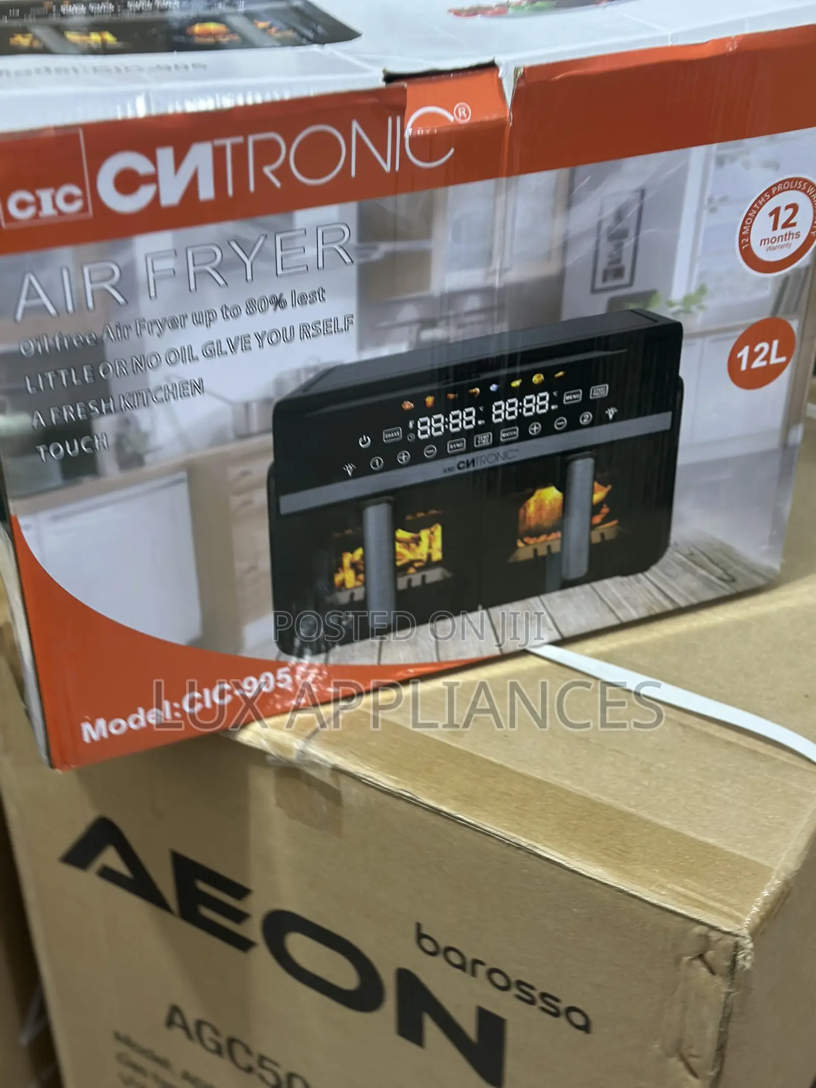 Cic Fast 12l Double Handle Air Fryer