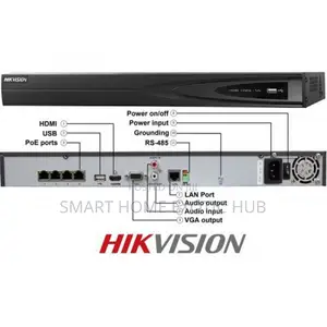 Hikvision 4 Channel NVR With Poe DS-7104NI-Q1/4P/M