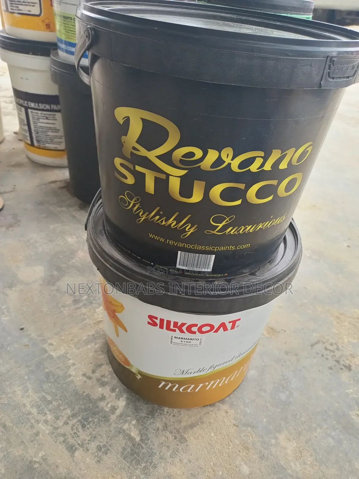 Silkcoat Marmarito and Revano Stucco