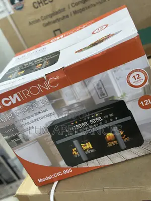 Cic Powerful 12l Double Handle Air Fryer