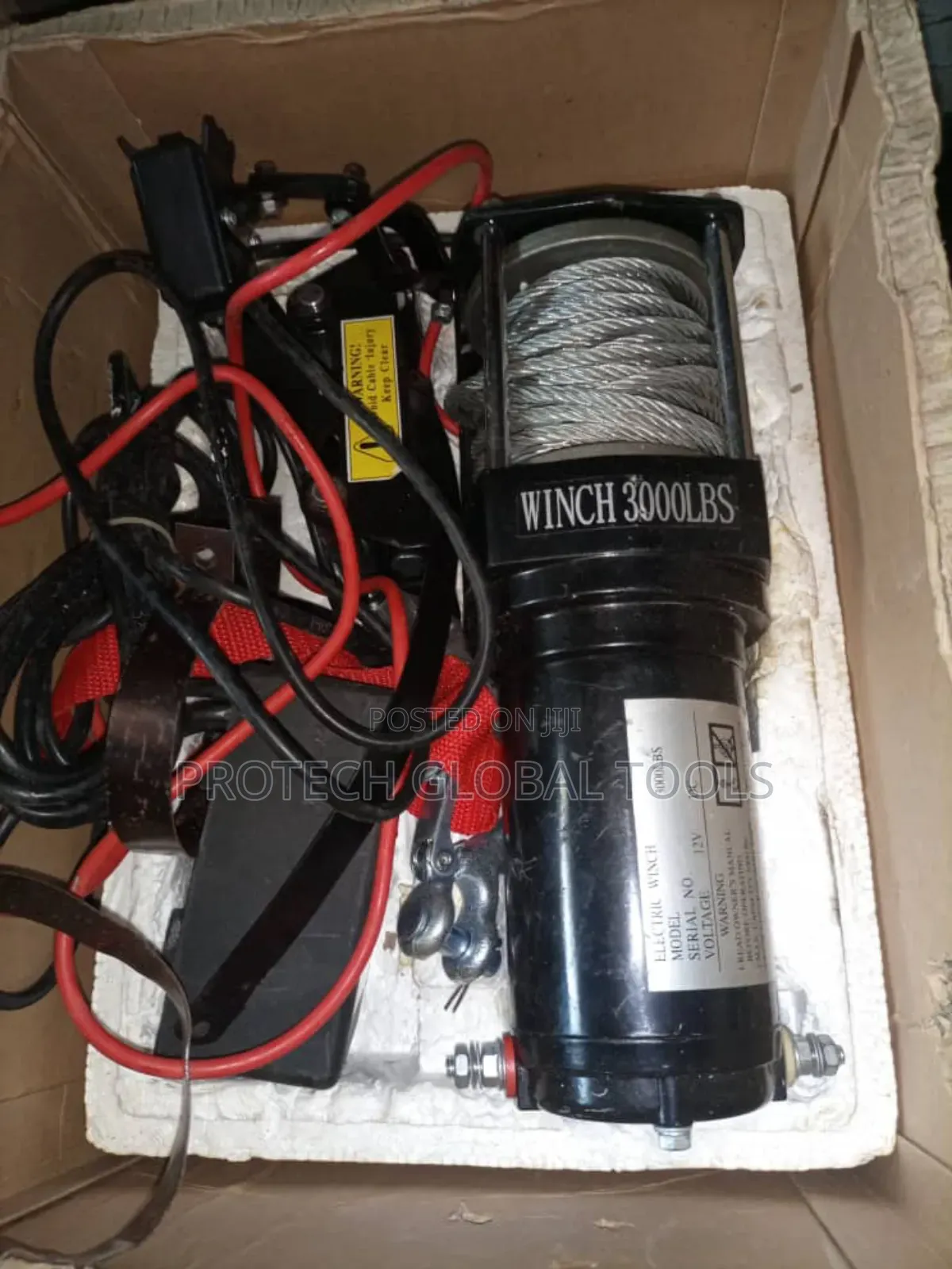 3000lbs 12v Battery Winch