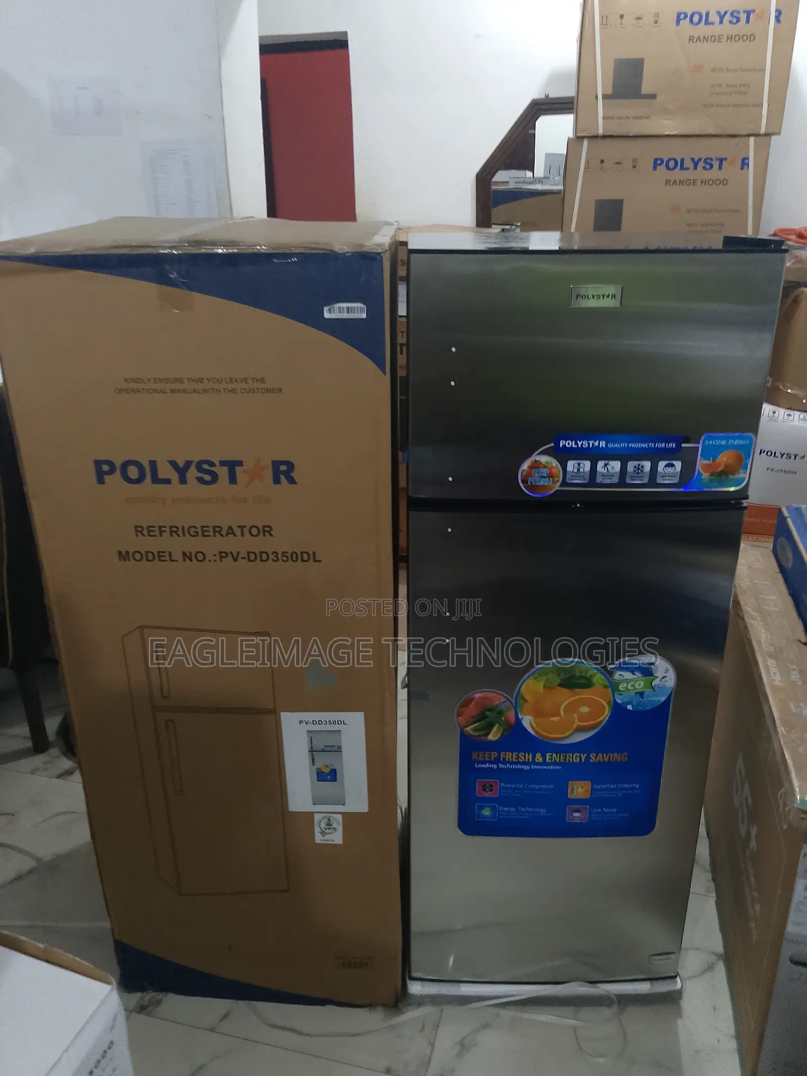 Reliable Cooling, Big Capacity – Polystar 225l Double Door Pv-Dd350dl
