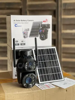 20x Zoom Ubox Dual Lens Solar Intelligent Security Camera