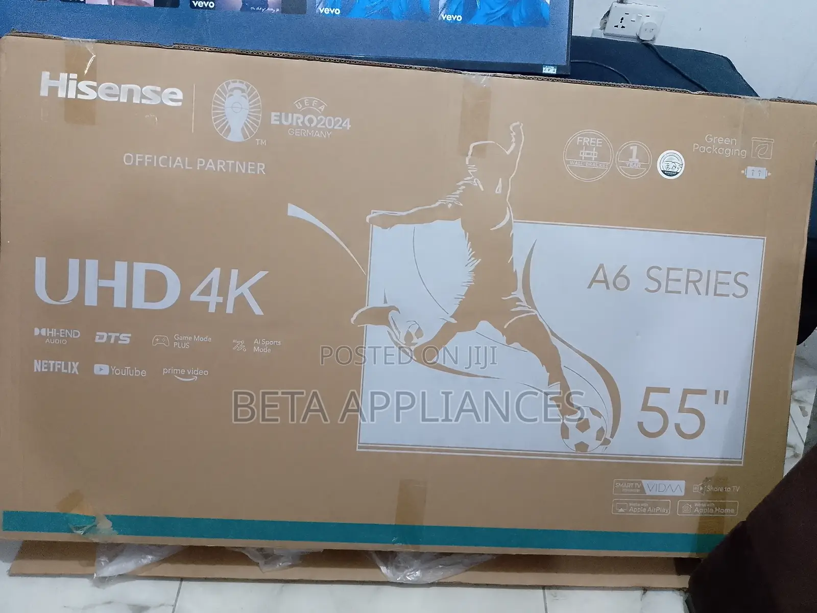 Hisense 55” A.K Smart Flat Screen Tv