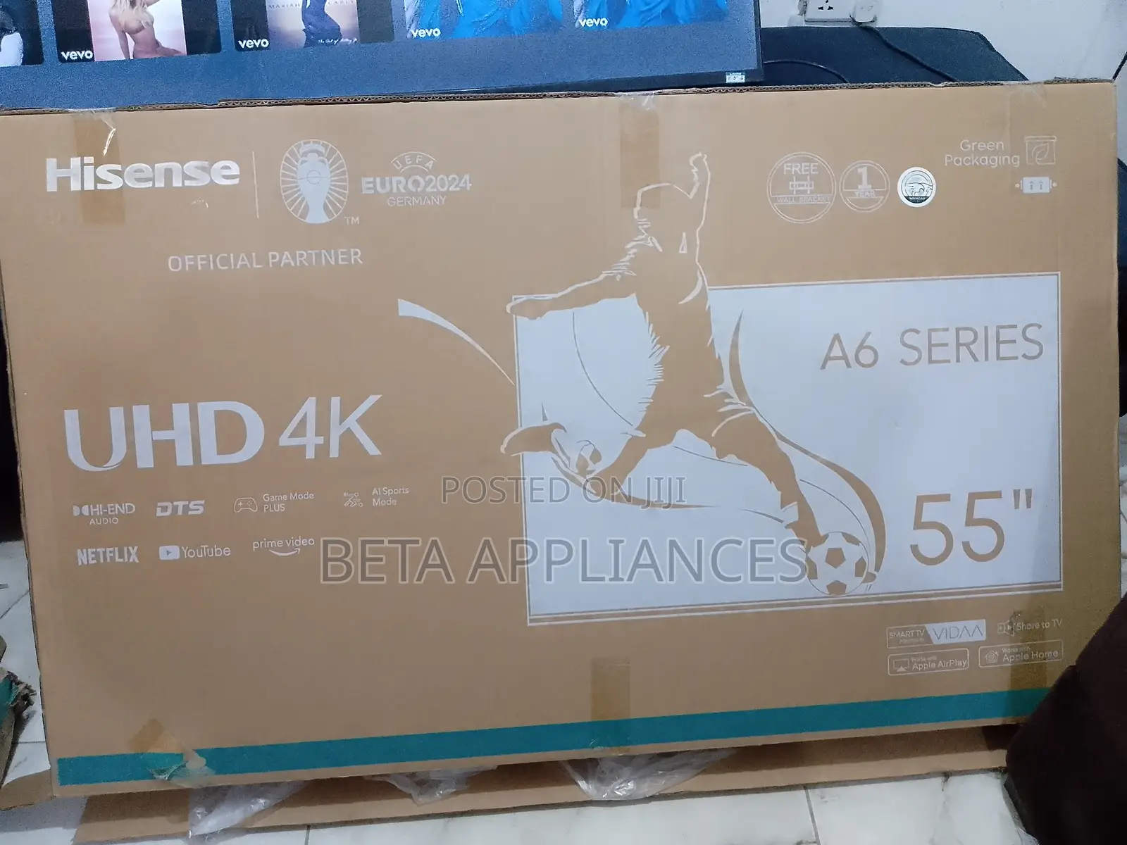 Hisense 55” A.K Smart Flat Screen Tv