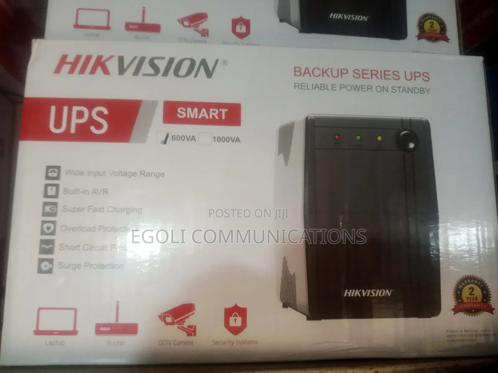 Hikvision Ups 650va