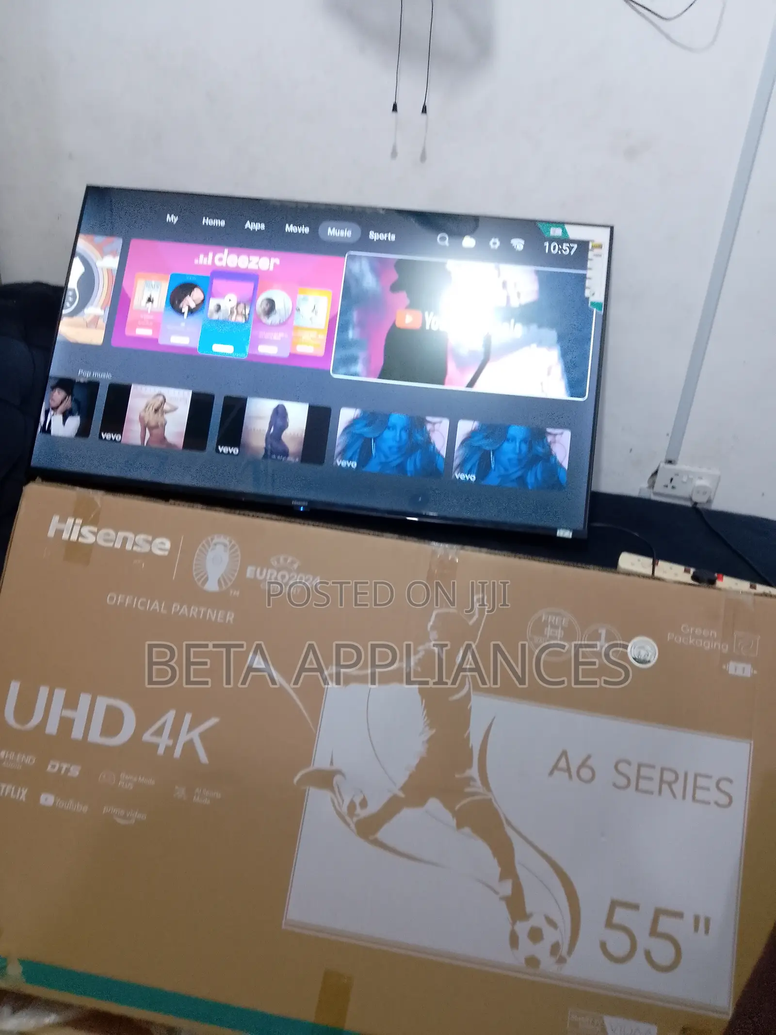 Hisense 55” A.K High Definition Tv