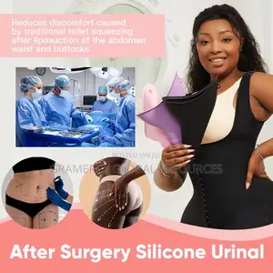 Post Op Surgery Reusable Silicone Urinal Standing Urination- For Women
