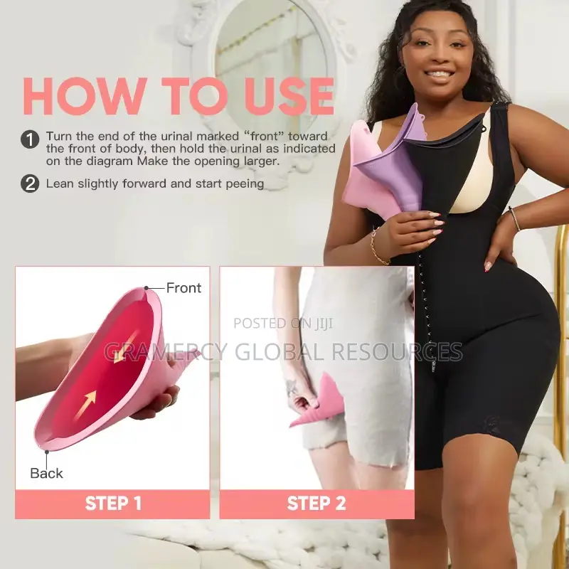 Post Op Surgery Reusable Silicone Urinal Standing Urination- For Women