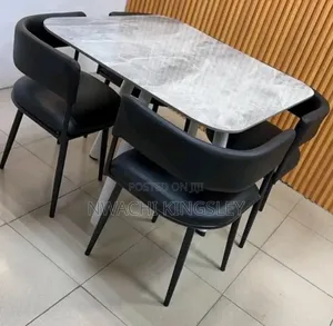 Strong Foreign Dining Table With Four Chair
